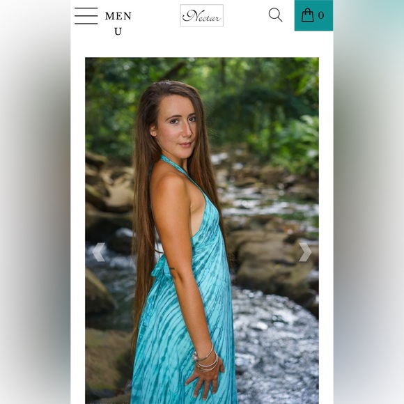 NWT Nectar Tie Dye Goddess Dress - Picture 4 of 13